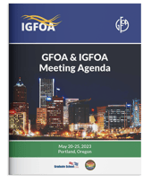 Related Document thumbnail of IGFOA & GFOA 2023 Summer Meeting Agenda