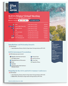 thumbnail detail of IGFOA 2022 Virtual Winter Meeting Agenda print